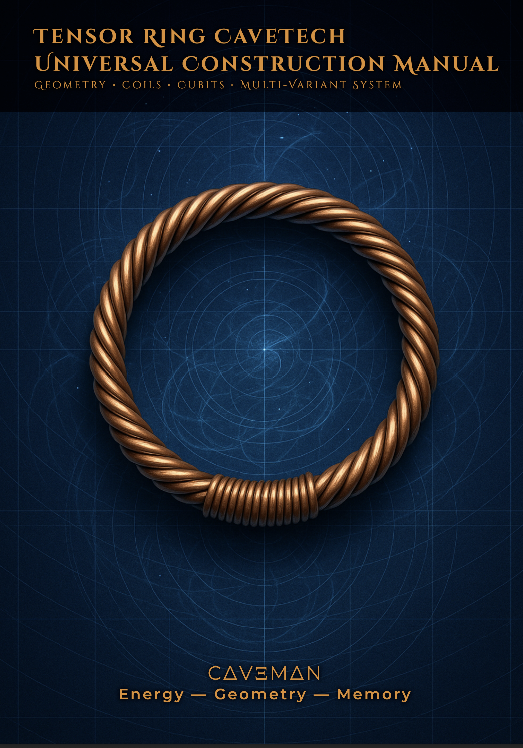 CaveTech Tensor Ring Universal Construction Manual Cover